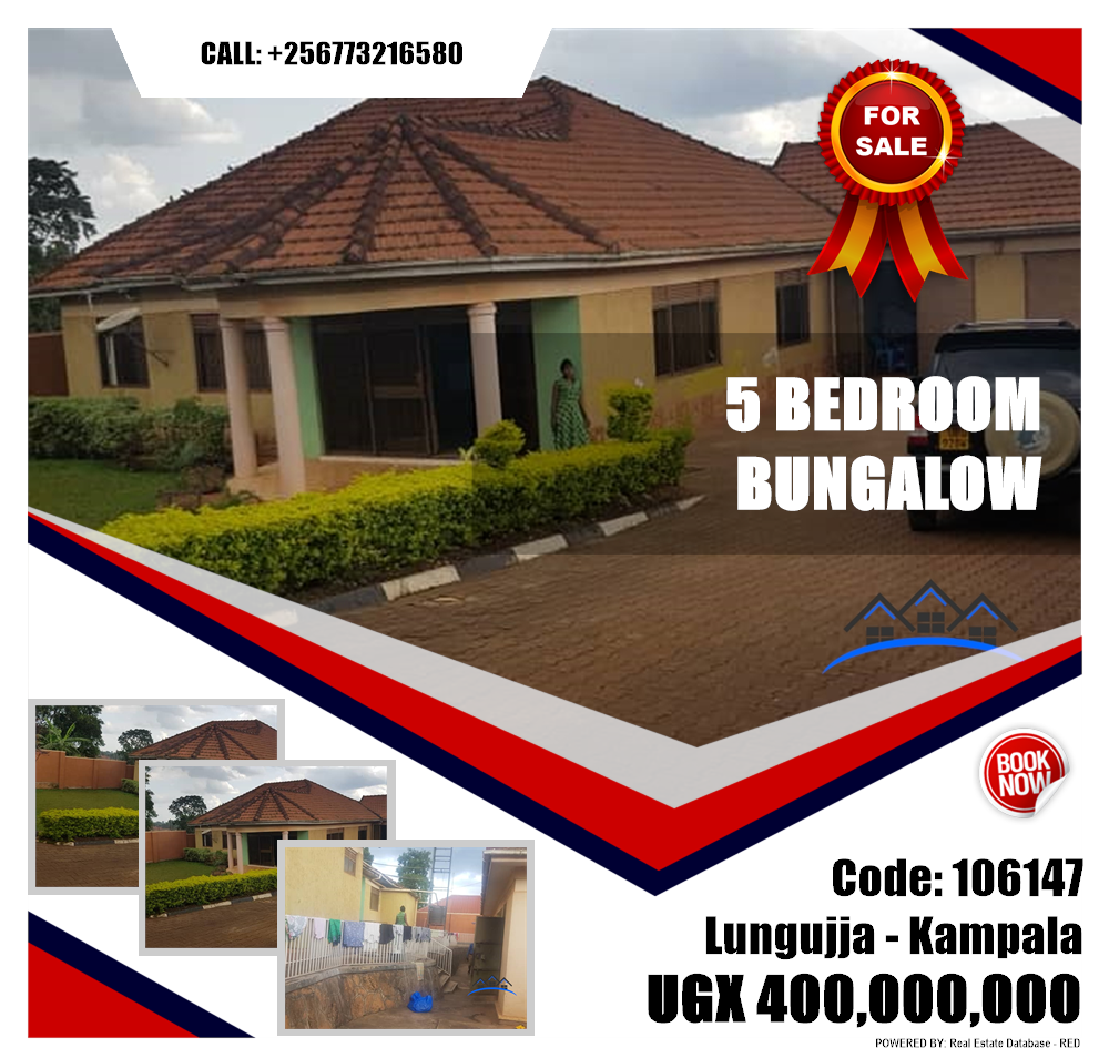 5 bedroom Bungalow  for sale in Lungujja Kampala Uganda, code: 106147