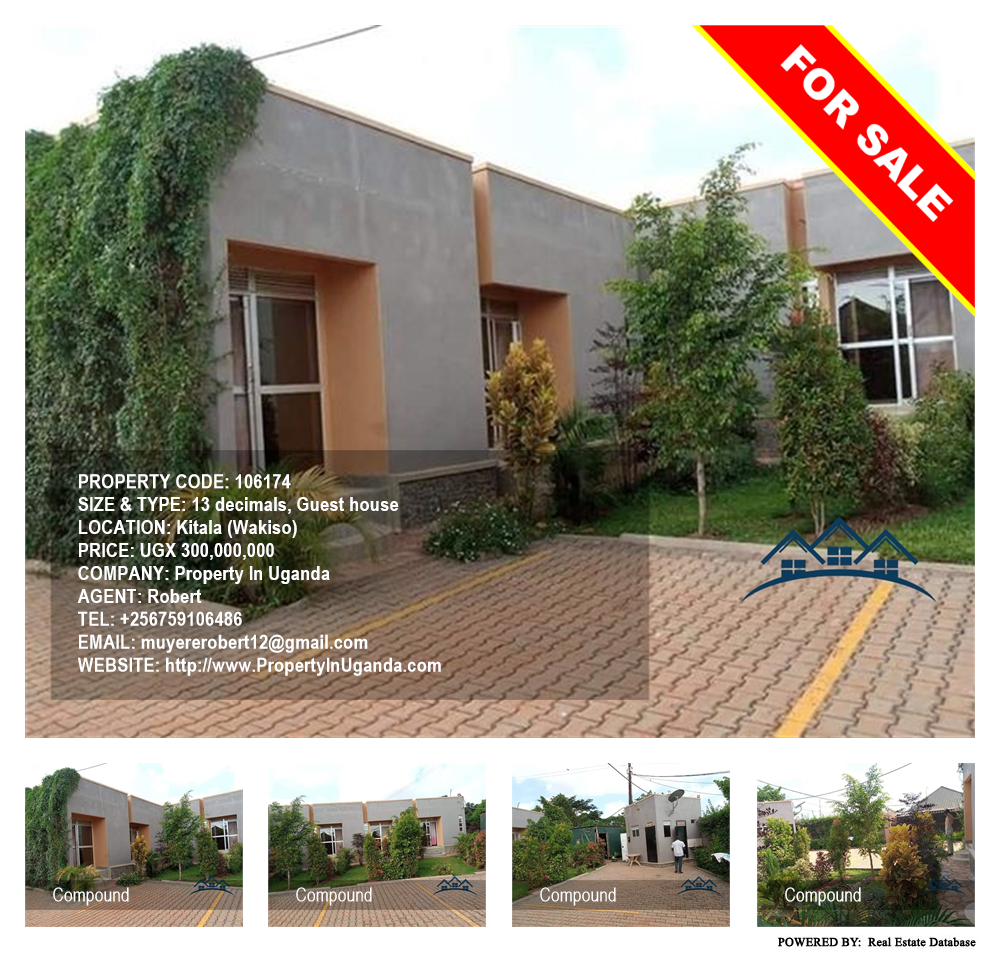 Guest house  for sale in Kitala Wakiso Uganda, code: 106174