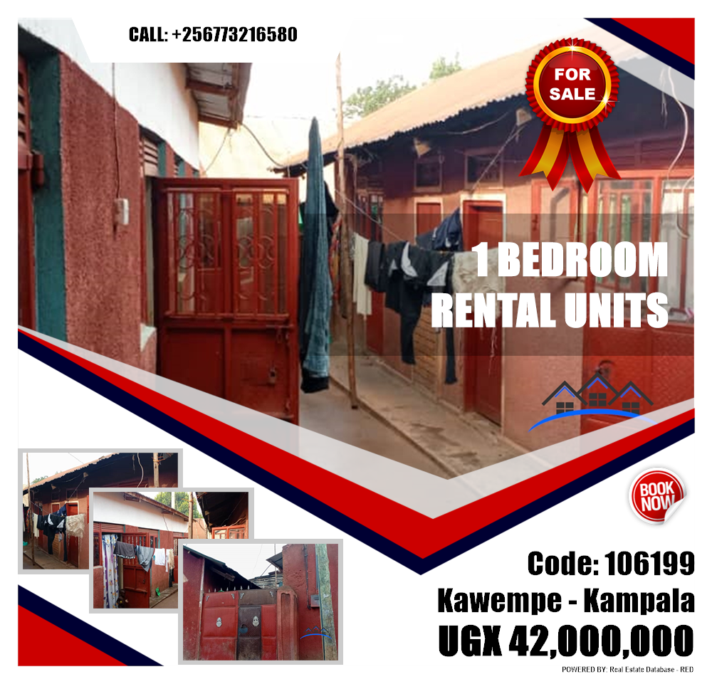 1 bedroom Rental units  for sale in Kawempe Kampala Uganda, code: 106199