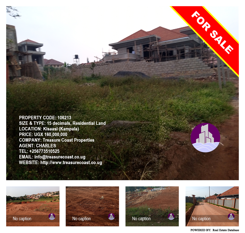 Residential Land  for sale in Kisaasi Kampala Uganda, code: 106213