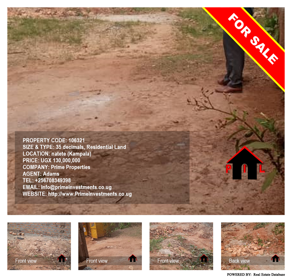 Residential Land  for sale in Nateete Kampala Uganda, code: 106321