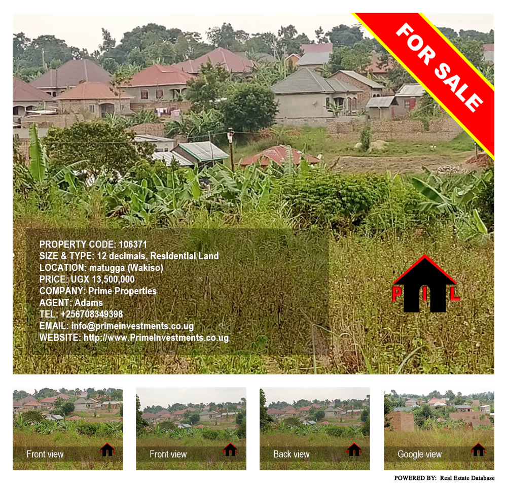 Residential Land  for sale in Matugga Wakiso Uganda, code: 106371
