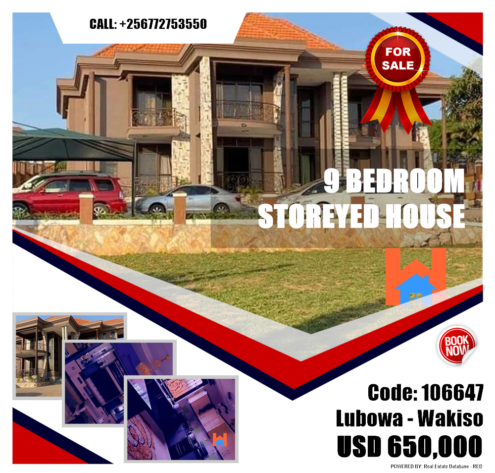 9 bedroom Storeyed house  for sale in Lubowa Wakiso Uganda, code: 106647