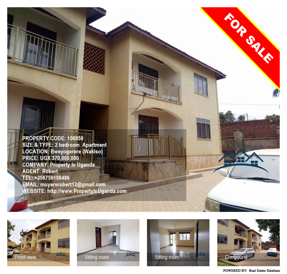 2 bedroom Apartment  for sale in Bweyogerere Wakiso Uganda, code: 106859