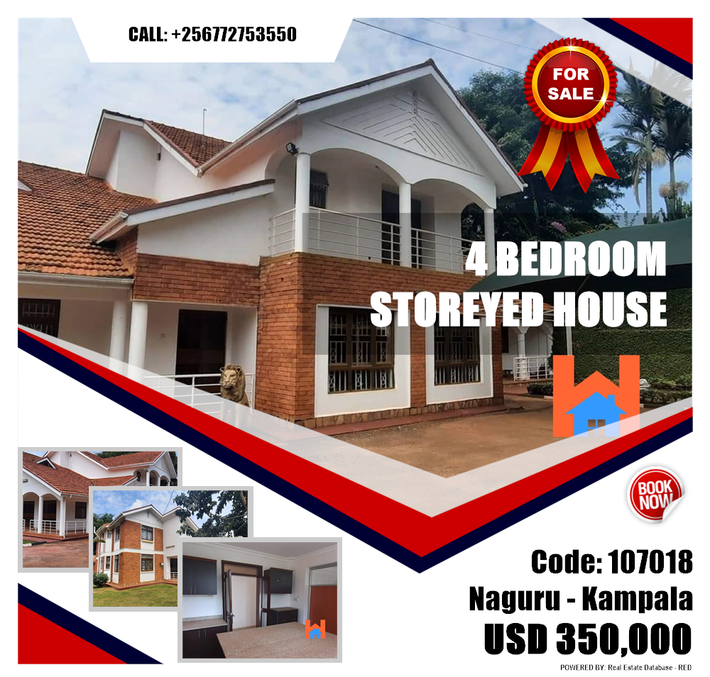 4 bedroom Storeyed house  for sale in Naguru Kampala Uganda, code: 107018