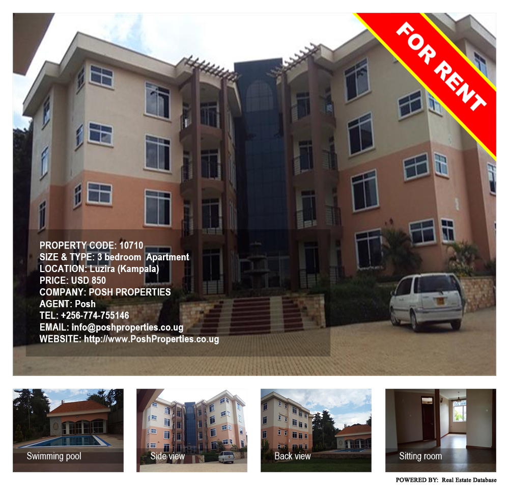 3 bedroom Apartment  for rent in Luzira Kampala Uganda, code: 10710