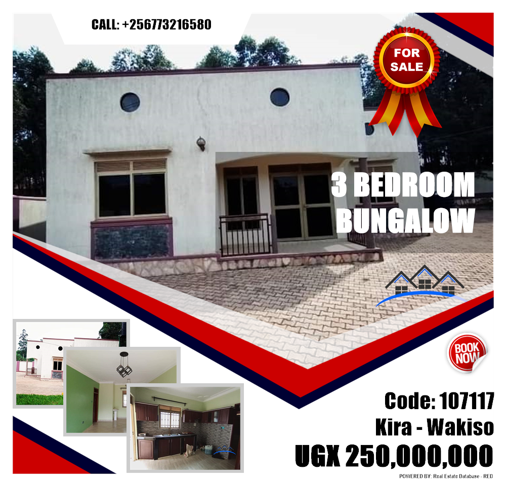 3 bedroom Bungalow  for sale in Kira Wakiso Uganda, code: 107117