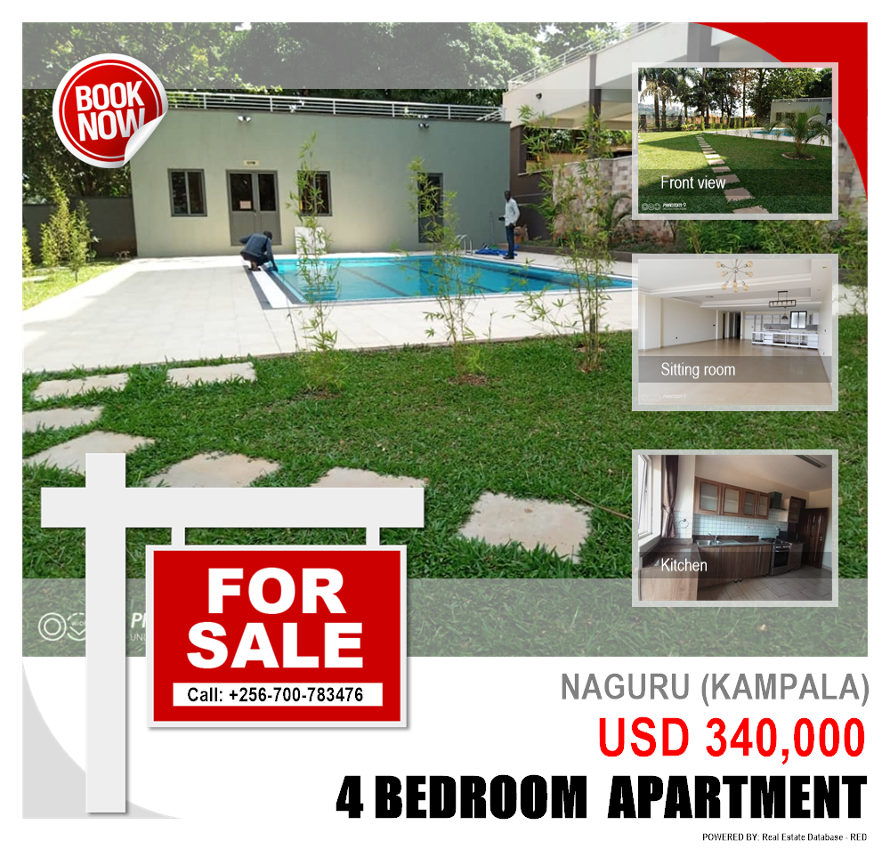 4 bedroom Apartment  for sale in Naguru Kampala Uganda, code: 107235