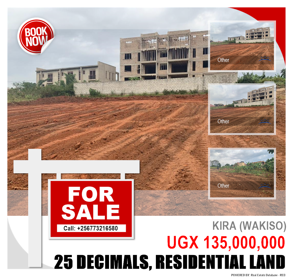 Residential Land  for sale in Kira Wakiso Uganda, code: 107310