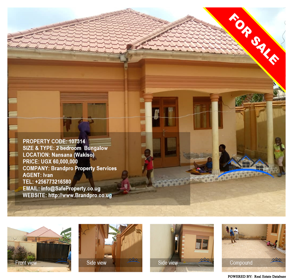 2 bedroom Bungalow  for sale in Nansana Wakiso Uganda, code: 107314