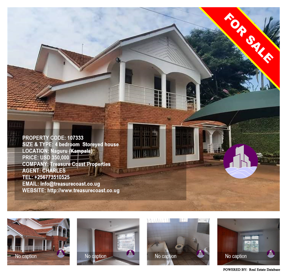 4 bedroom Storeyed house  for sale in Naguru Kampala Uganda, code: 107333