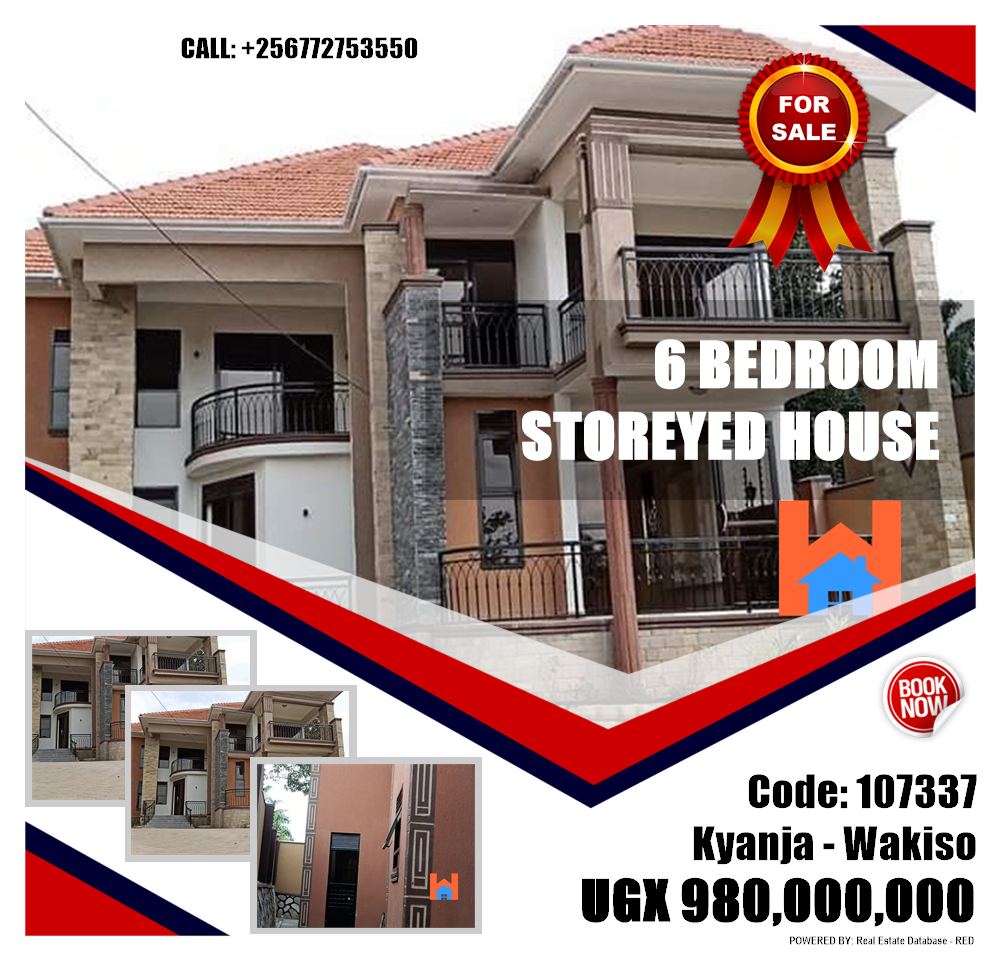 6 bedroom Storeyed house  for sale in Kyanja Wakiso Uganda, code: 107337