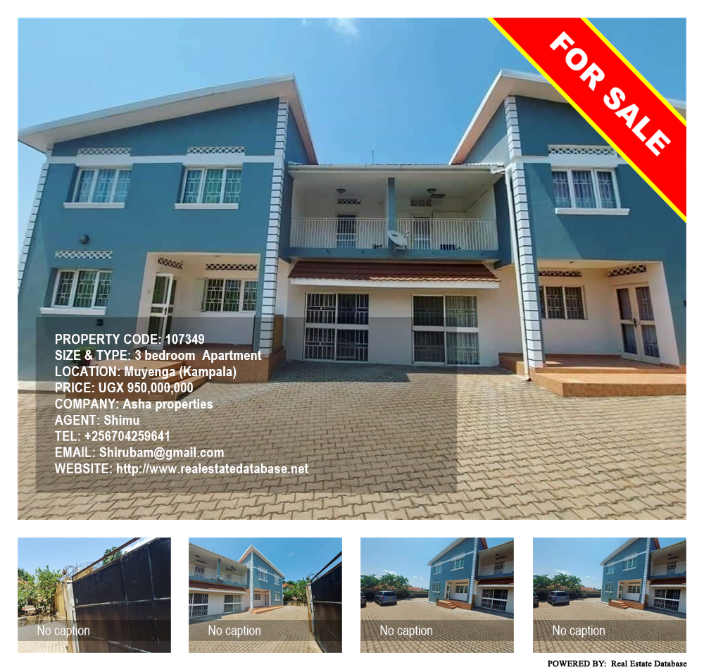 3 bedroom Apartment  for sale in Muyenga Kampala Uganda, code: 107349