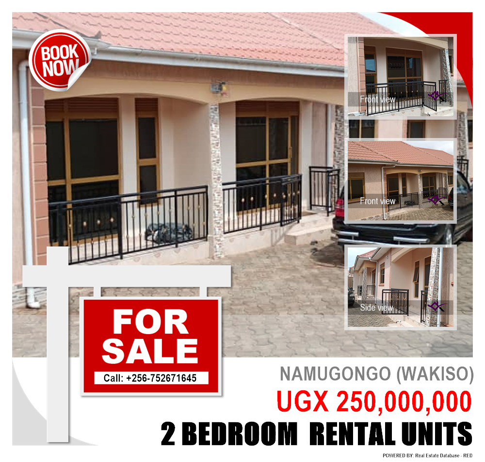 2 bedroom Rental units  for sale in Namugongo Wakiso Uganda, code: 107504