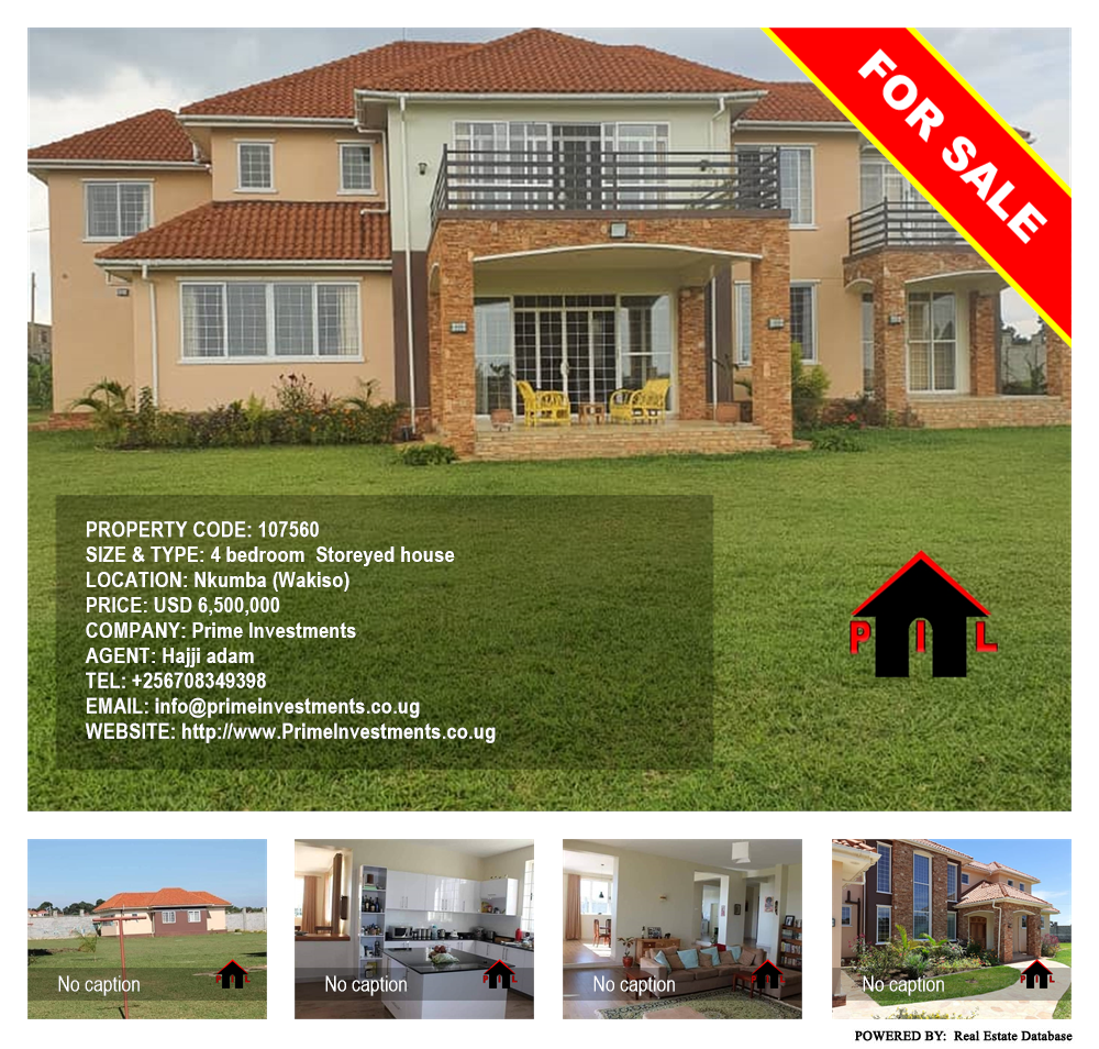 4 bedroom Storeyed house  for sale in Nkumba Wakiso Uganda, code: 107560