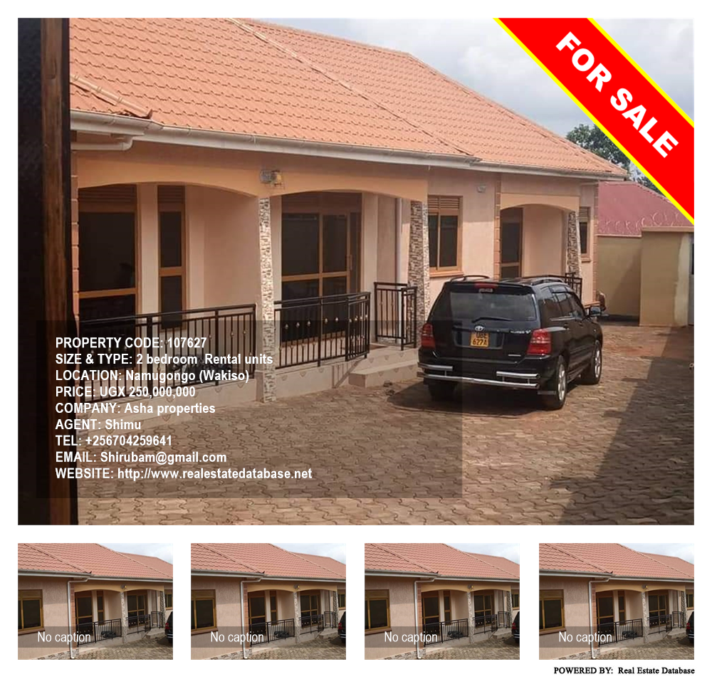 2 bedroom Rental units  for sale in Namugongo Wakiso Uganda, code: 107627