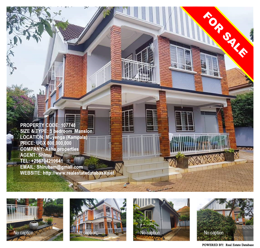 5 bedroom Mansion  for sale in Muyenga Kampala Uganda, code: 107748