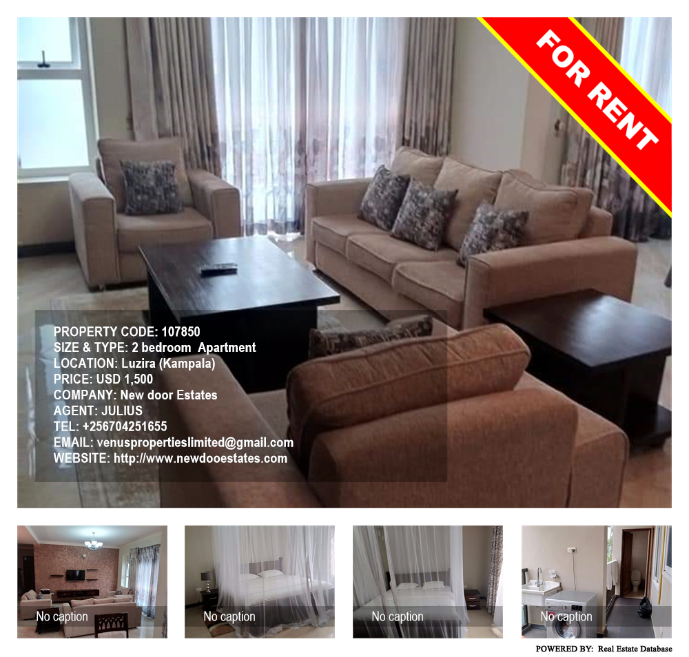 2 bedroom Apartment  for rent in Luzira Kampala Uganda, code: 107850