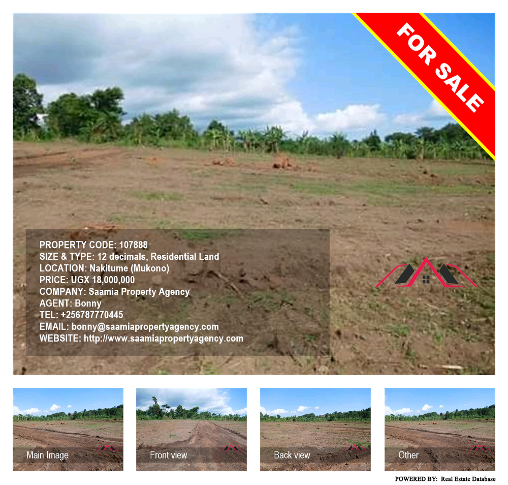Residential Land  for sale in Nakitume Mukono Uganda, code: 107888