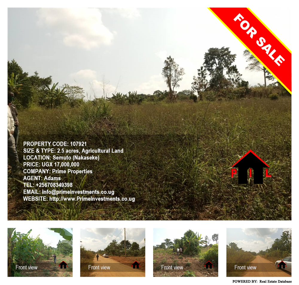 Agricultural Land  for sale in Ssemuto Nakaseke Uganda, code: 107921