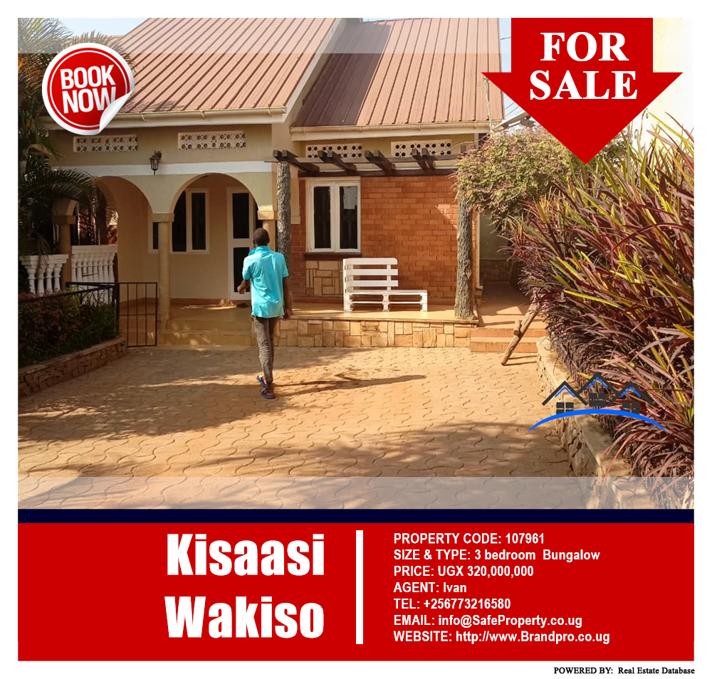 3 bedroom Bungalow  for sale in Kisaasi Wakiso Uganda, code: 107961
