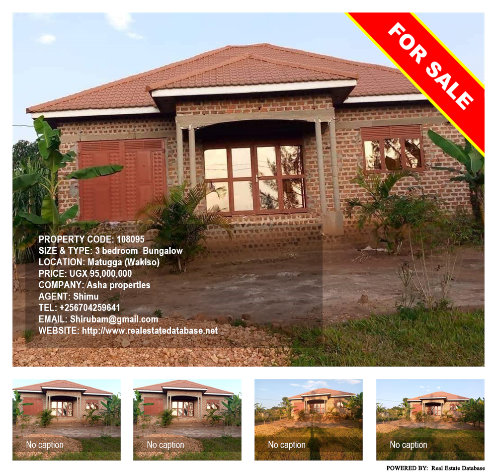 3 bedroom Bungalow  for sale in Matugga Wakiso Uganda, code: 108095