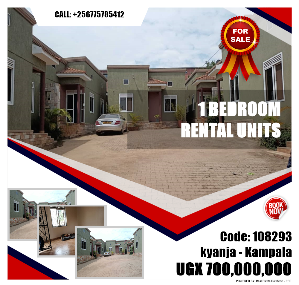1 bedroom Rental units  for sale in Kyanja Kampala Uganda, code: 108293