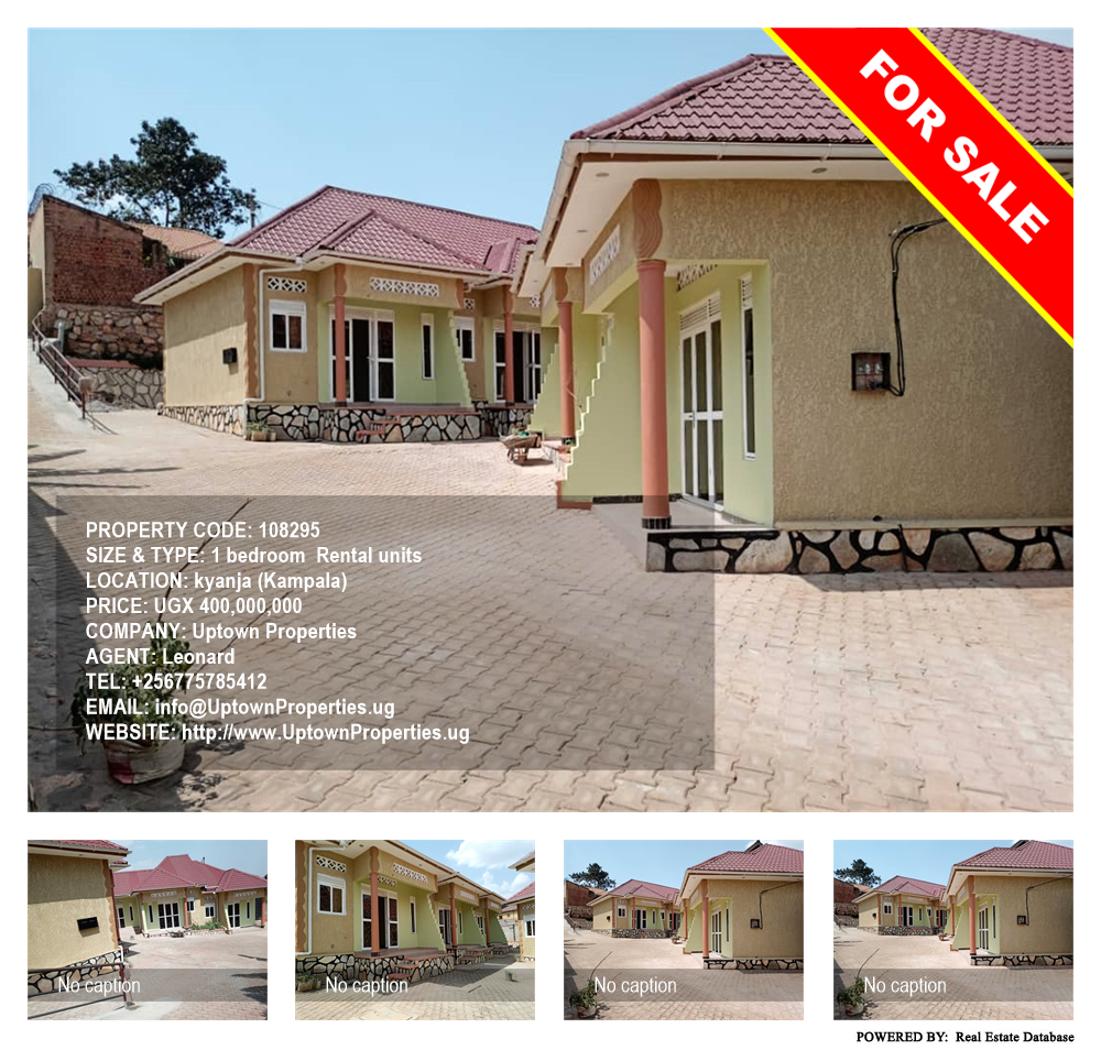 1 bedroom Rental units  for sale in Kyanja Kampala Uganda, code: 108295