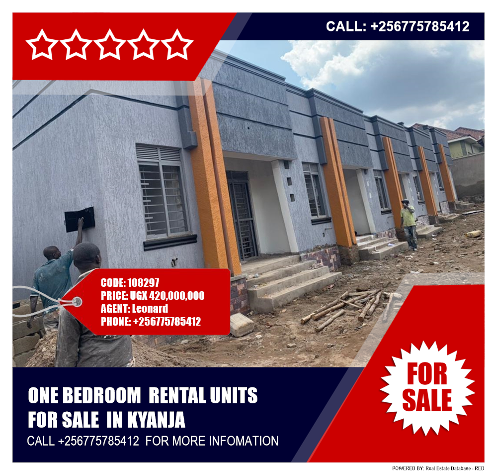 1 bedroom Rental units  for sale in Kyanja Kampala Uganda, code: 108297