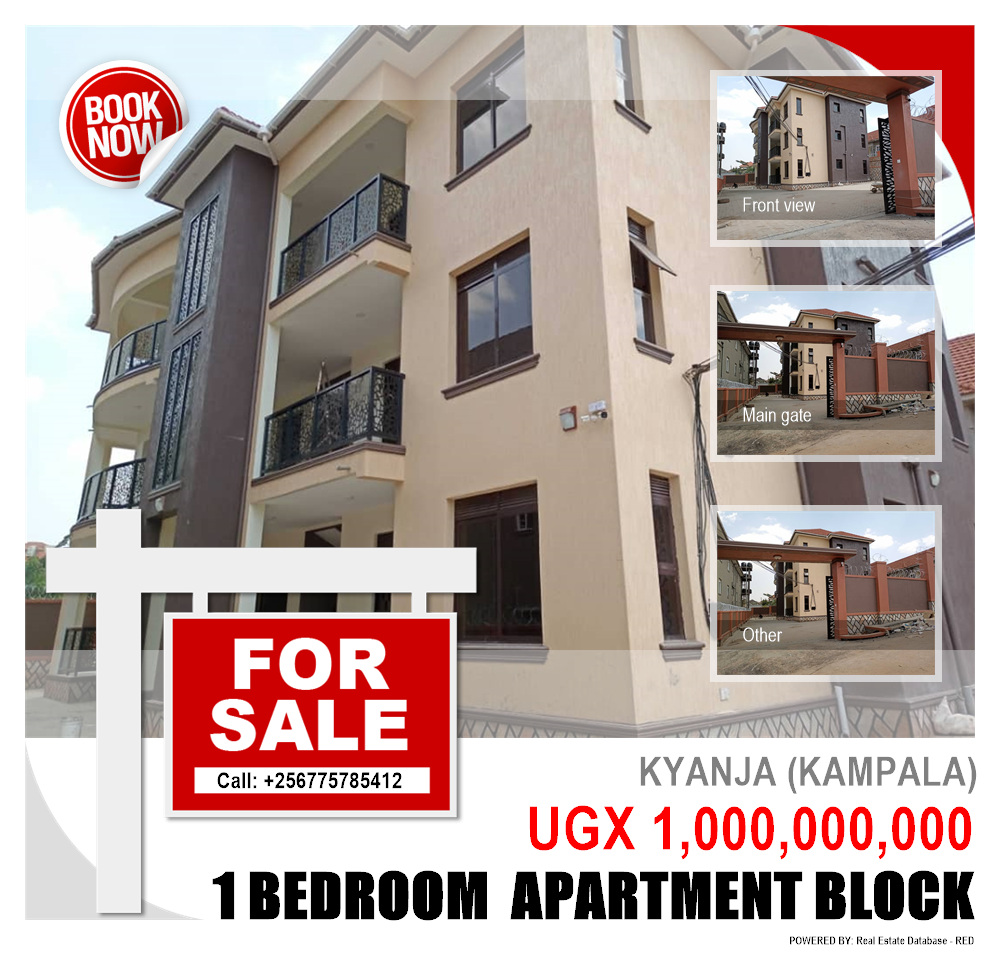 1 bedroom Apartment block  for sale in Kyanja Kampala Uganda, code: 108310