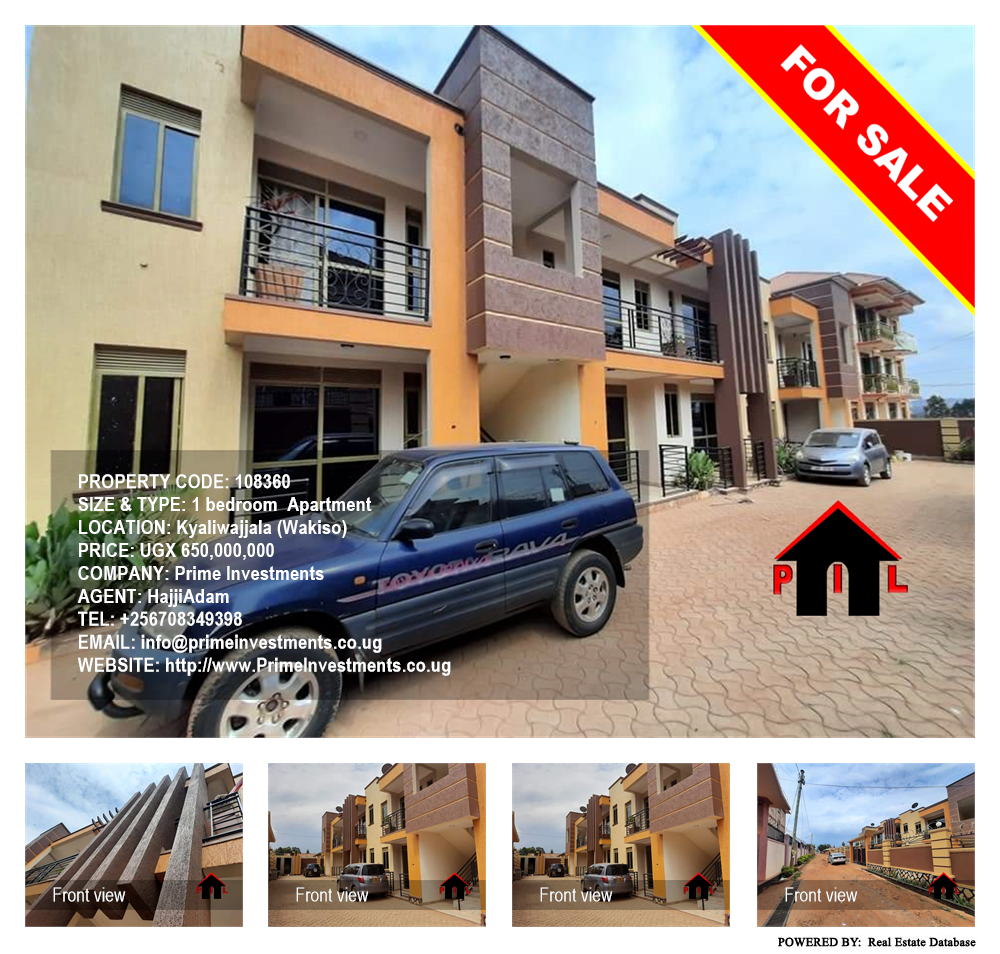 1 bedroom Apartment  for sale in Kyaliwajjala Wakiso Uganda, code: 108360