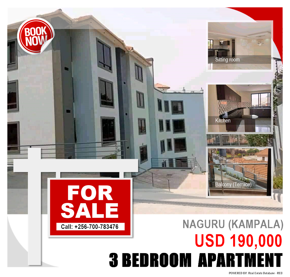 3 bedroom Apartment  for sale in Naguru Kampala Uganda, code: 108384