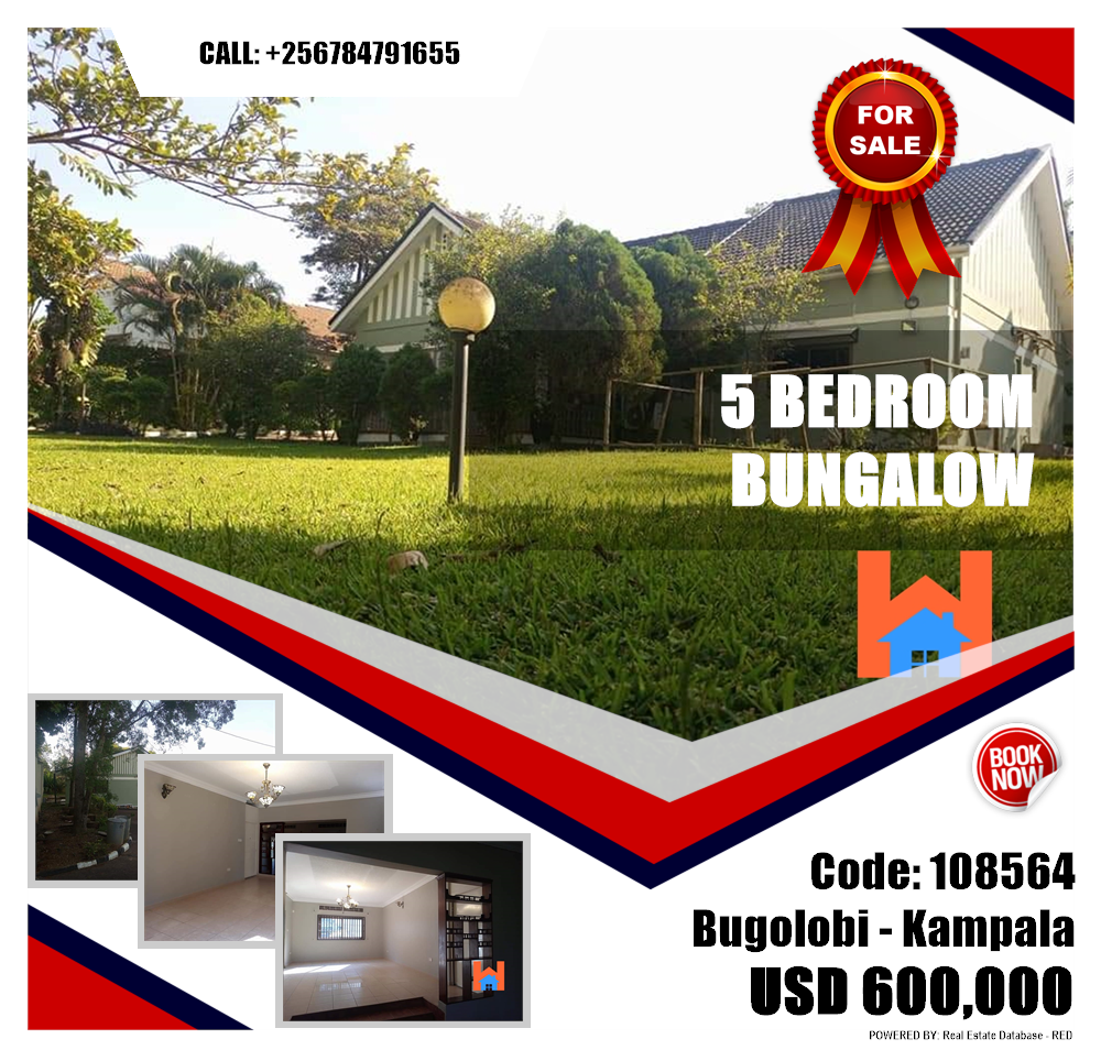 5 bedroom Bungalow  for sale in Bugoloobi Kampala Uganda, code: 108564
