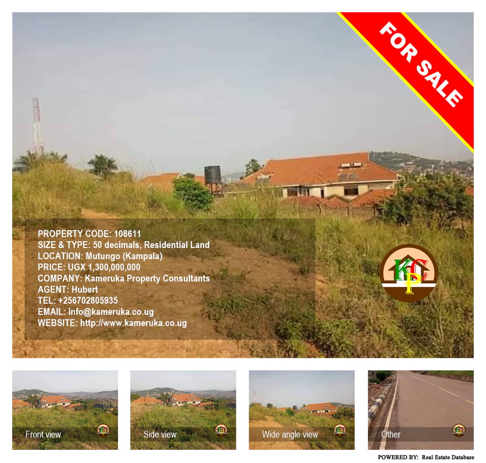 Residential Land  for sale in Mutungo Kampala Uganda, code: 108611