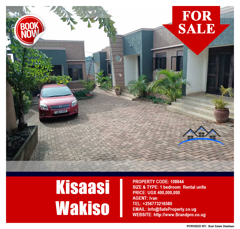 1 bedroom Rental units  for sale in Kisaasi Wakiso Uganda, code: 108644