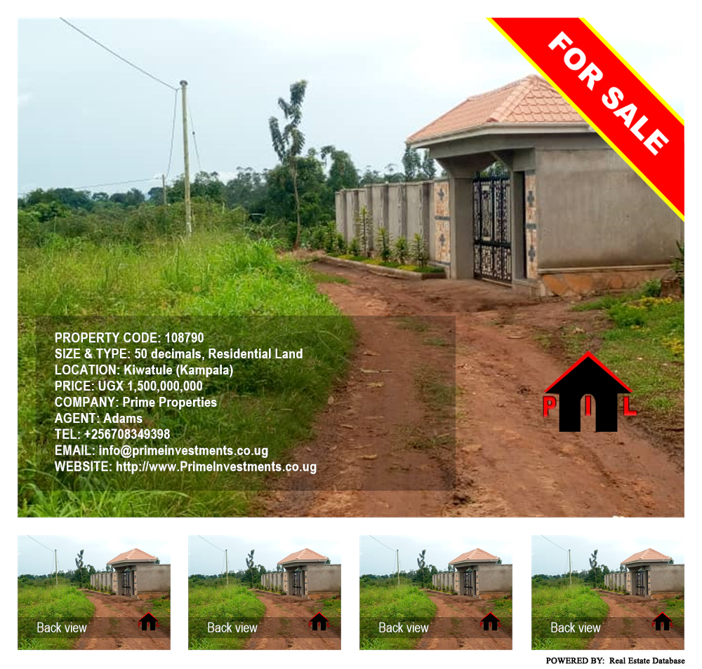 Residential Land  for sale in Kiwaatule Kampala Uganda, code: 108790