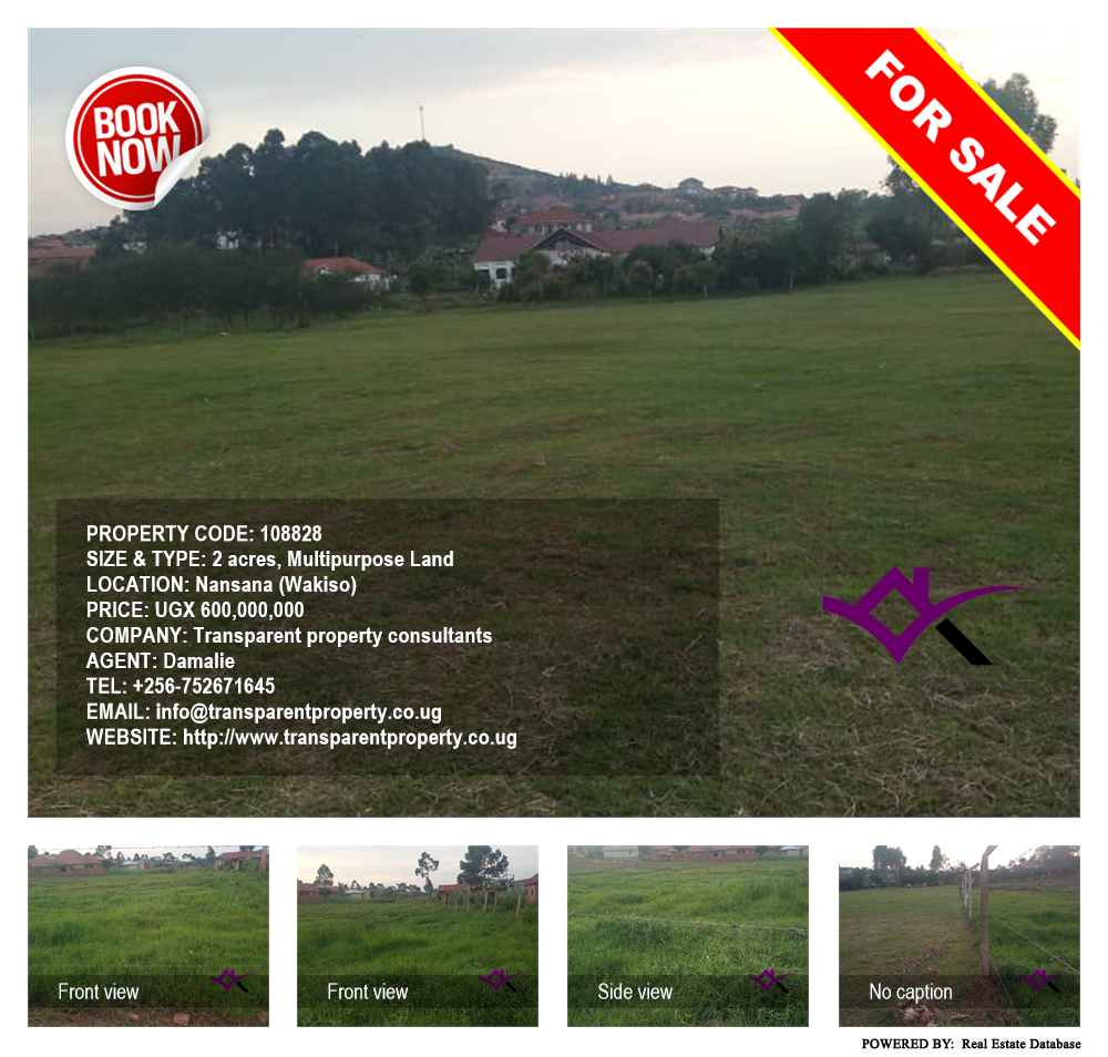 Multipurpose Land  for sale in Nansana Wakiso Uganda, code: 108828