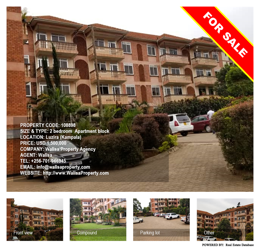 2 bedroom Apartment block  for sale in Luzira Kampala Uganda, code: 108898