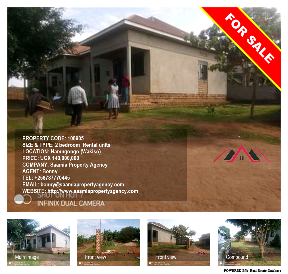 2 bedroom Rental units  for sale in Namugongo Wakiso Uganda, code: 108905