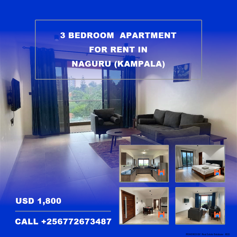 3 bedroom Apartment  for rent in Naguru Kampala Uganda, code: 109062