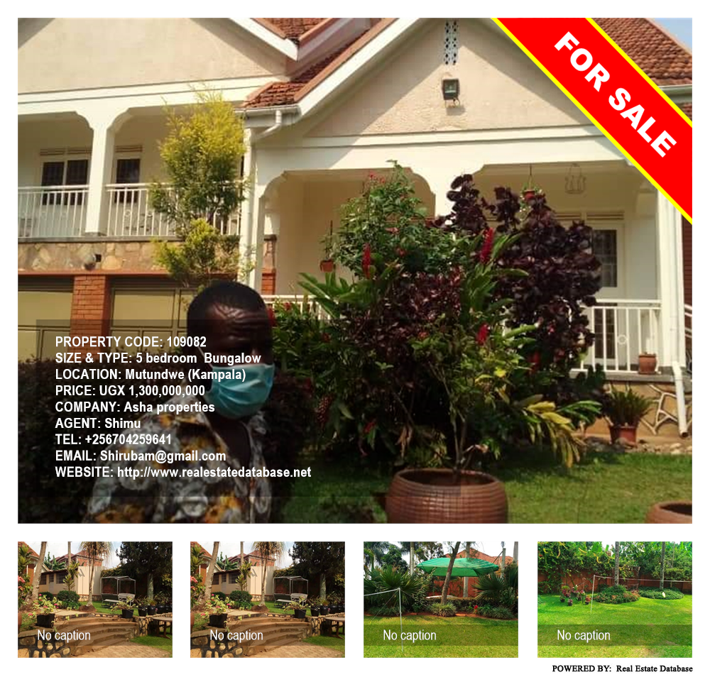 5 bedroom Bungalow  for sale in Mutundwe Kampala Uganda, code: 109082