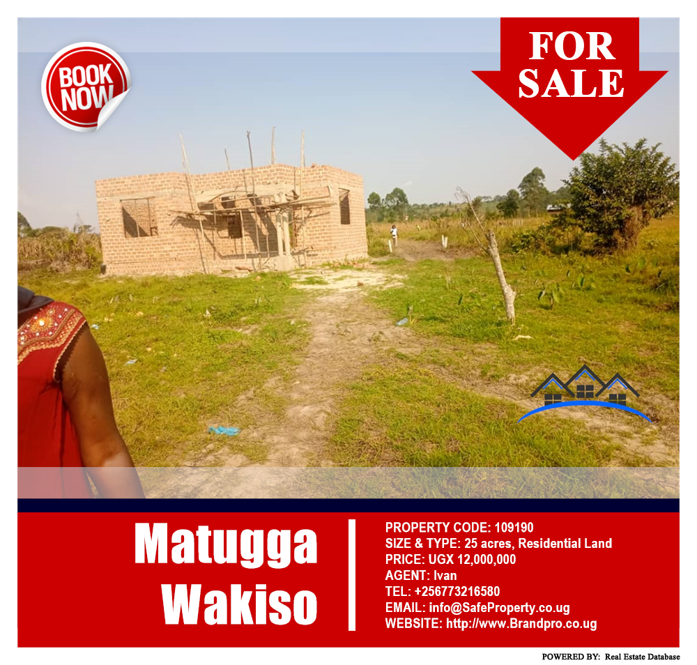 Residential Land  for sale in Matugga Wakiso Uganda, code: 109190