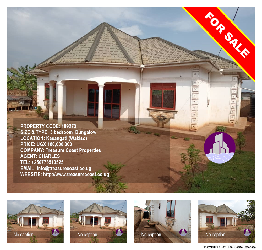 3 bedroom Bungalow  for sale in Kasangati Wakiso Uganda, code: 109273