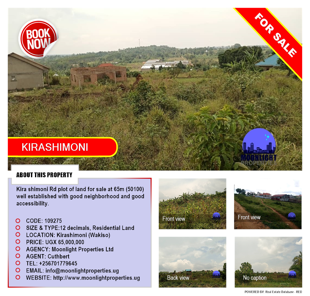 Residential Land  for sale in Kira Wakiso Uganda, code: 109275