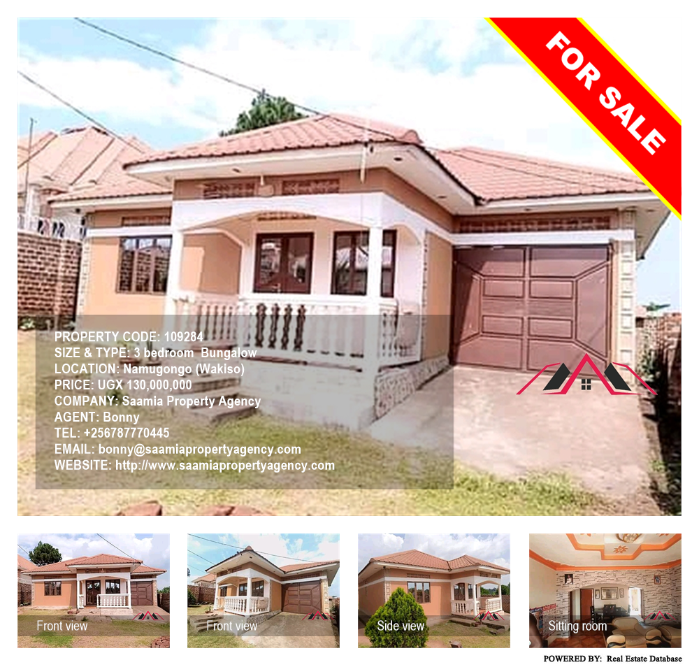 3 bedroom Bungalow  for sale in Namugongo Wakiso Uganda, code: 109284