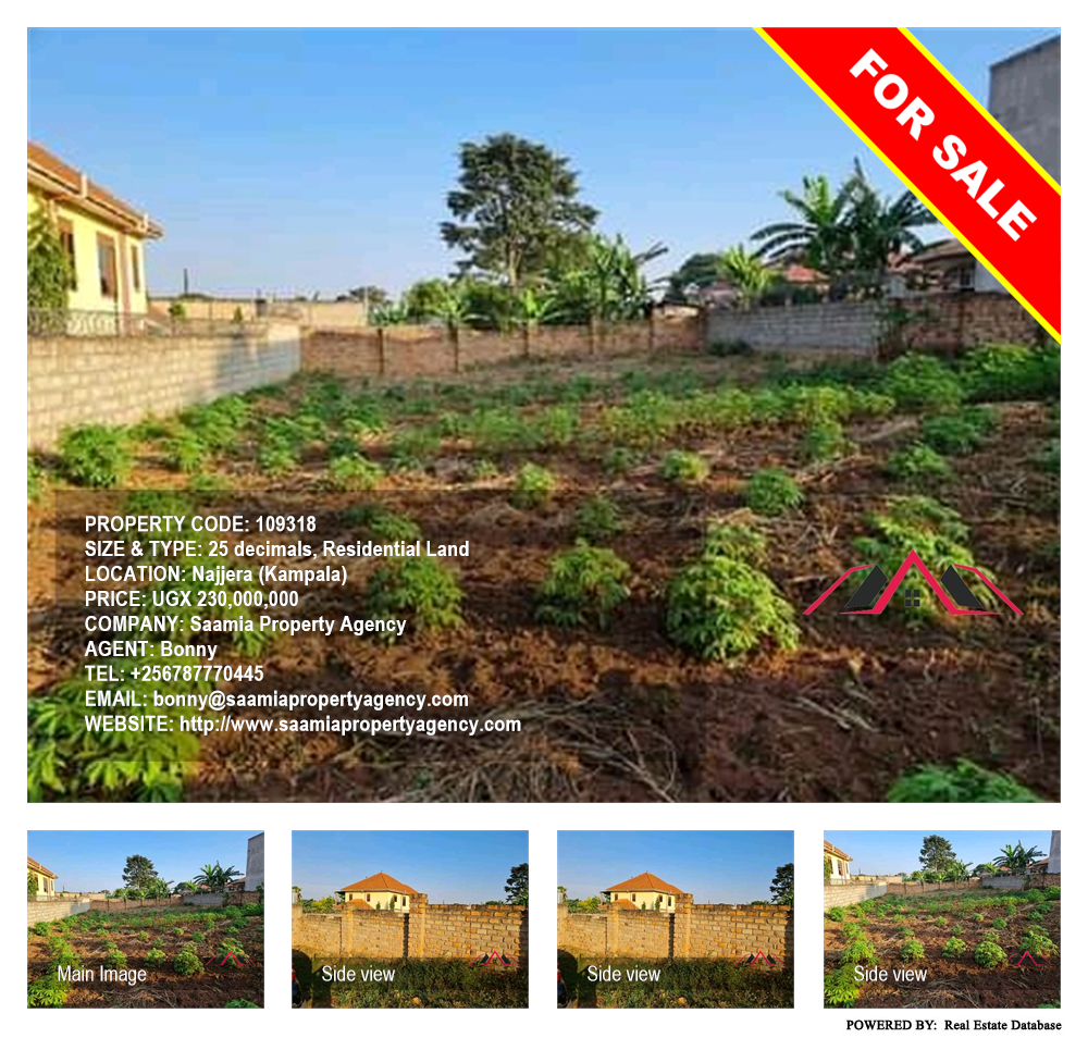 Residential Land  for sale in Najjera Kampala Uganda, code: 109318