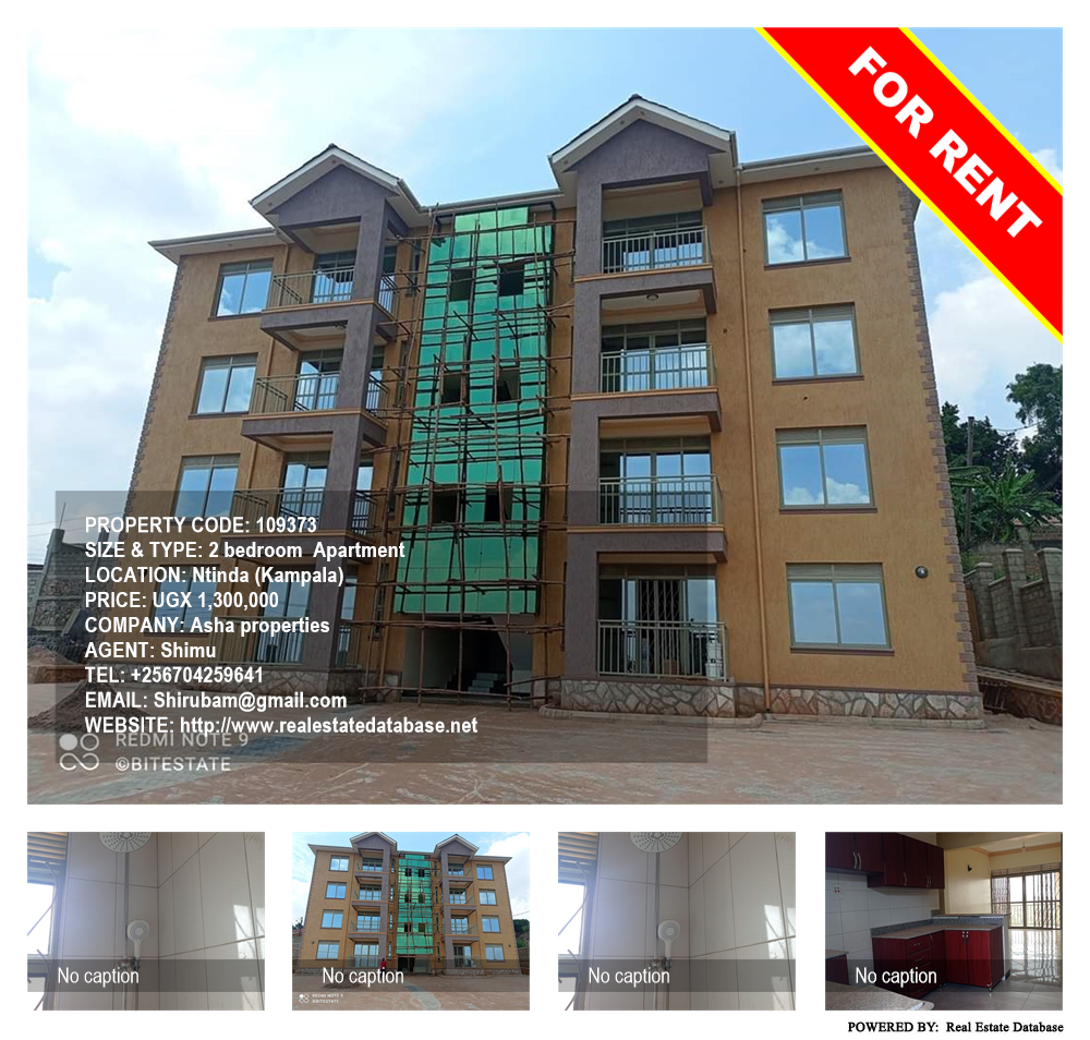 2 bedroom Apartment  for rent in Ntinda Kampala Uganda, code: 109373