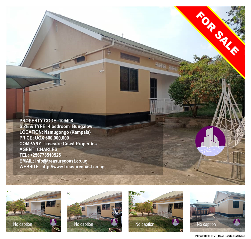 4 bedroom Bungalow  for sale in Namugongo Kampala Uganda, code: 109408