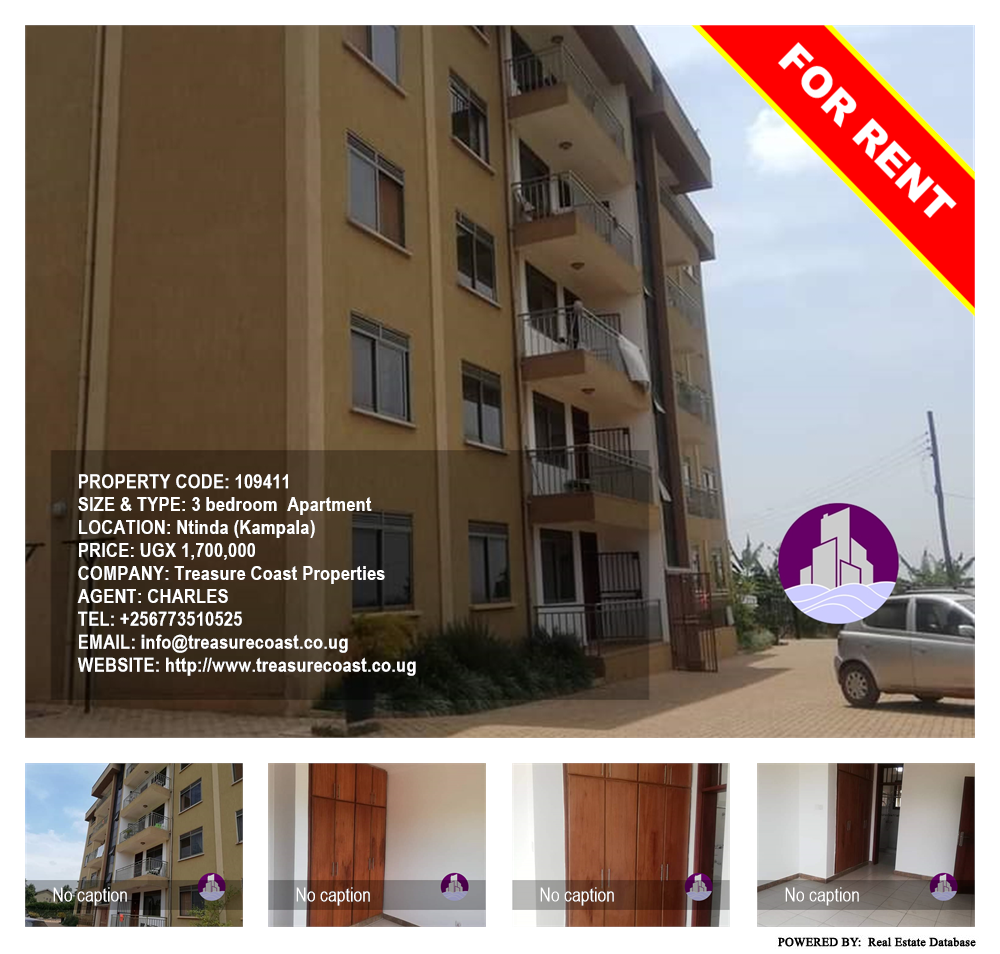 3 bedroom Apartment  for rent in Ntinda Kampala Uganda, code: 109411