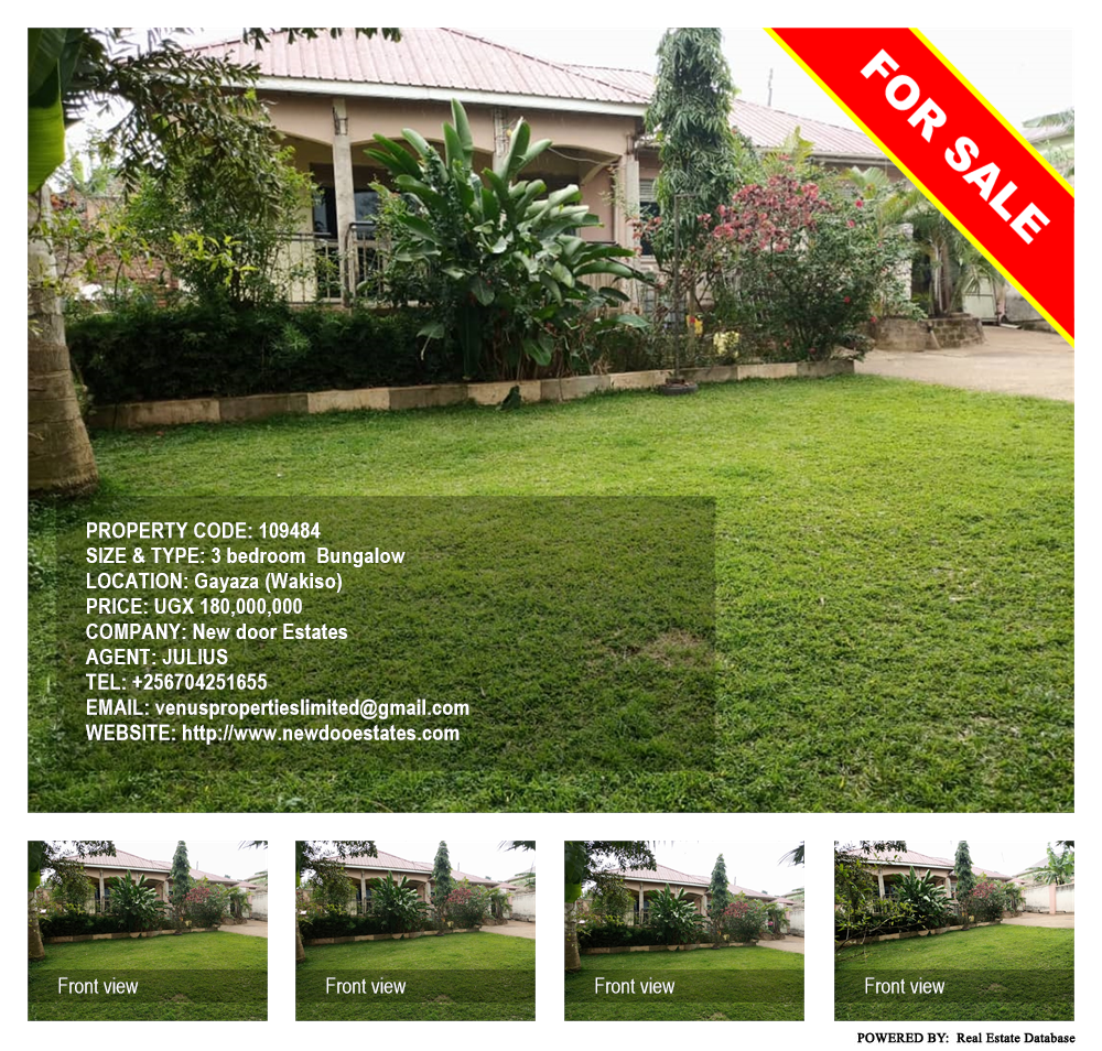 3 bedroom Bungalow  for sale in Gayaza Wakiso Uganda, code: 109484